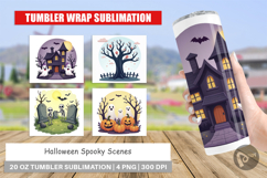Tumbler Spooky Scenes Product Image 1