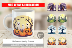 Mug Wrap Spooky Scenes Product Image 1