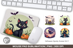 Mouse Pad Spooky Scenes Product Image 1