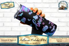 This is a spooky Halloween style seamless full wrap tumbler design for a 20oz skinny tumbler sublimation blank. 
