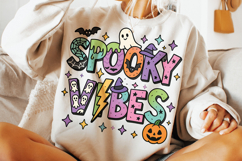 Spooky Vibes PNG, Halloween PNG, Pumpkin PNG, Fall PNG Product Image 3