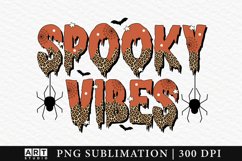 Halloween spooky vibes sublimation png