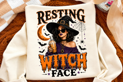 Halloween Spooky Witch Coffee Lover PNG,Halloween Product Image 2