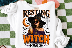Halloween Spooky Witch Coffee Lover PNG,Halloween Product Image 3