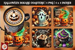 Halloween Coffee Coaster , Square Coaster Product Image 1