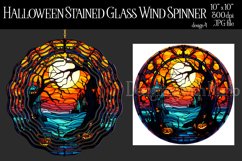 Halloween Wind Spinner, Halloween Stained Glass Spinner, d4 Product Image 1