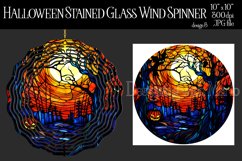 Halloween Wind Spinner, Halloween Stained Glass Spinner, d5 Product Image 1