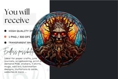 Stained Glass Halloween Clipart PNG for crafts &amp; sublimation Product Image 2