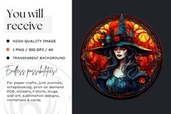 Stained Glass Halloween Clipart PNG for crafts &amp; sublimation Product Image 2