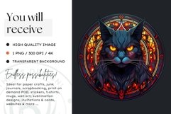 Stained Glass Halloween Clipart PNG for crafts &amp; sublimation Product Image 2