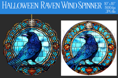 Halloween Wind Spinner, Halloween Raven Wind Spinner, w16 Product Image 1