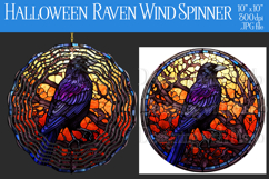 Halloween Wind Spinner, Halloween Raven Wind Spinner, w18 Product Image 1