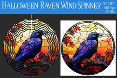 Halloween Wind Spinner, Halloween Raven Wind Spinner, w19 Product Image 1