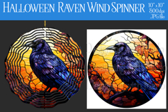 Halloween Wind Spinner, Halloween Raven Wind Spinner, w22 Product Image 1