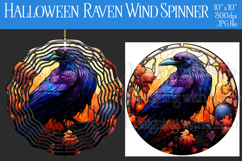 Halloween Wind Spinner, Halloween Raven Wind Spinner, w23 Product Image 1