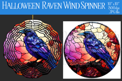 Halloween Wind Spinner, Halloween Raven Wind Spinner, w24 Product Image 1