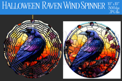 Halloween Wind Spinner, Halloween Raven Wind Spinner, w26 Product Image 1
