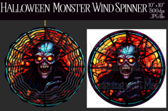 Halloween Wind Spinner, Halloween Monster Wind Spinner,w10 Product Image 1