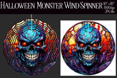 Halloween Wind Spinner, Halloween Monster Wind Spinner,w2 Product Image 1