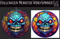 Halloween Wind Spinner, Halloween Monster Wind Spinner,w6 Product Image 1