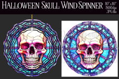 Halloween Wind Spinner, Halloween Skull Wind Spinner, w3 Product Image 1