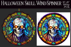 Halloween Wind Spinner, Halloween Skull Wind Spinner, w4 Product Image 1