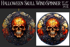 Halloween Wind Spinner, Halloween Skull Wind Spinner, w5 Product Image 1