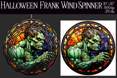 Halloween Wind Spinner, Halloween Frank Wind Spinner, w1 Product Image 1
