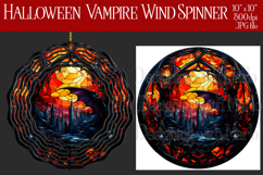 Halloween Wind Spinner, Halloween Vampire Wind Spinner, w22 Product Image 1