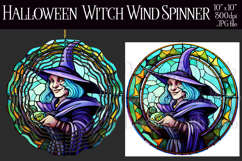 Halloween Wind Spinner, Halloween Witch Wind Spinner, w11b Product Image 1