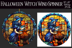 Halloween Wind Spinner, Halloween Witch Wind Spinner, w14b Product Image 1