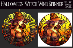 Halloween Wind Spinner, Halloween Witch Wind Spinner, w15b Product Image 1