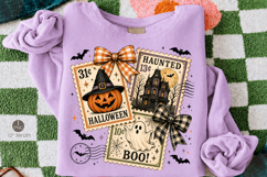 Halloween Stamp PNG,Vintage Halloween Sublimation Product Image 1