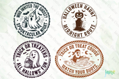 Halloween Stamp SVG PNG Clipart Product Image 1
