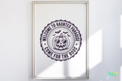 Halloween Stamp SVG PNG Sublimation Bundle Product Image 2