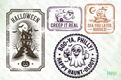 Halloween Stamp SVG PNG Clipart Product Image 1