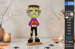 Halloween Standing Character Laser Cut | Cute Monster | CNC Product Image 1