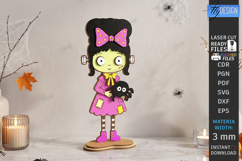 Halloween Standing Character Laser Cut | Cute Monster | CNC Product Image 1