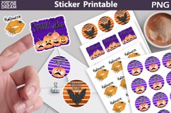 Halloween Sticker Printable | Halloween Sticker Sheet Product Image 1