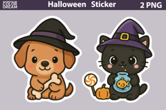 Halloween Sticker Bundle | Cute Characters Sticker Product Image 2