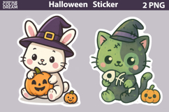 Halloween Sticker Bundle | Cute Characters Sticker Product Image 11