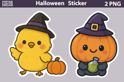 Halloween Sticker Bundle | Cute Characters Sticker Product Image 12