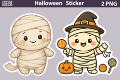 Halloween Sticker Bundle | Cute Characters Sticker Product Image 5
