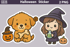 Halloween Sticker Bundle | Cute Characters Sticker Product Image 9