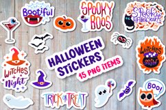 halloween stickers 15 png items