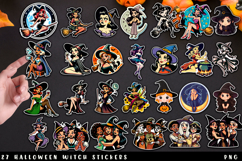 Funny animal stickers bundle, Halloween stickers, Sarcasm Product Image 3