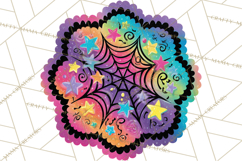 Neon Halloween PNG Clipart, Spooky Sticker Stamps Product Image 5