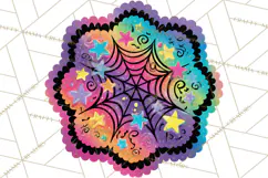 Neon Halloween PNG Clipart, Spooky Sticker Stamps Product Image 5