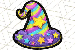 Neon Halloween PNG Clipart, Spooky Sticker Stamps Product Image 4