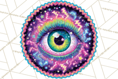 Neon Halloween PNG Clipart, Spooky Sticker Stamps Product Image 4